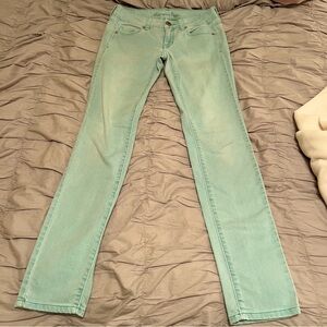 AEO Jeans light blue green size 0 regular